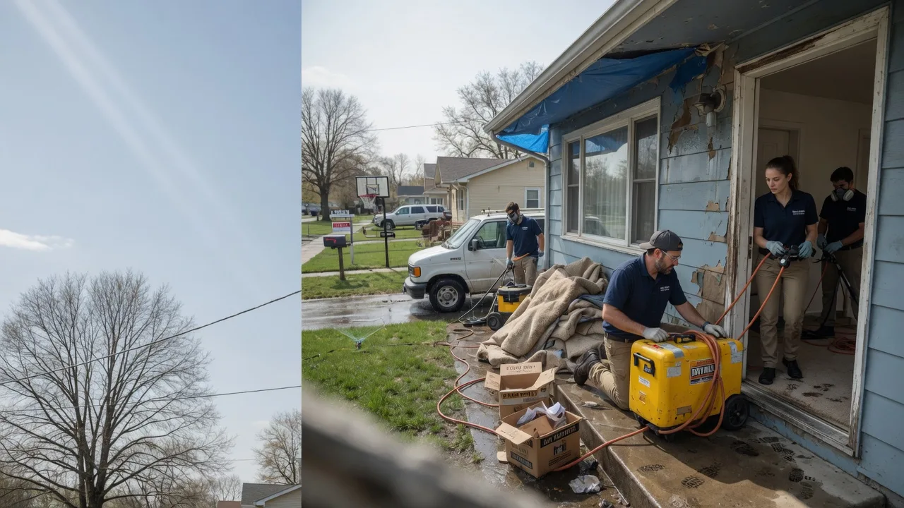 Basement Flood Cleanup in West Mineral, KS near me
